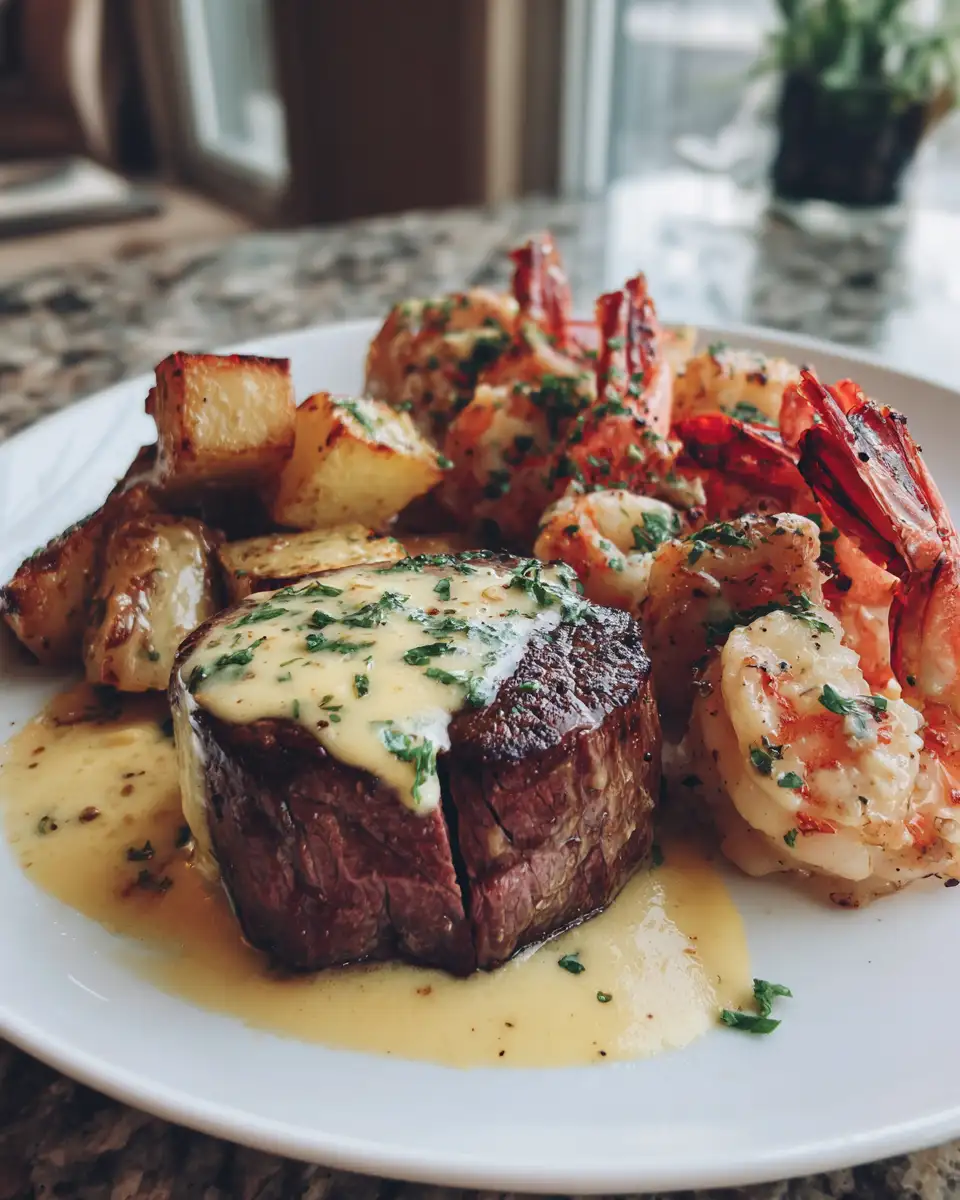 Savor the Ultimate Surf and Turf with Luxurious Creamy Garlic Sauce - Featured Image
