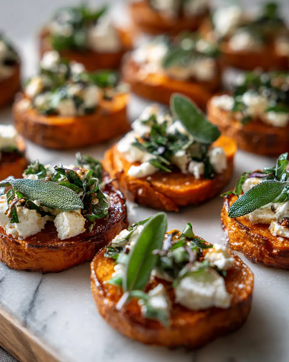 Sweet Potato Feta Rounds: A Delicious Twist on a Classic Snack - Featured Image