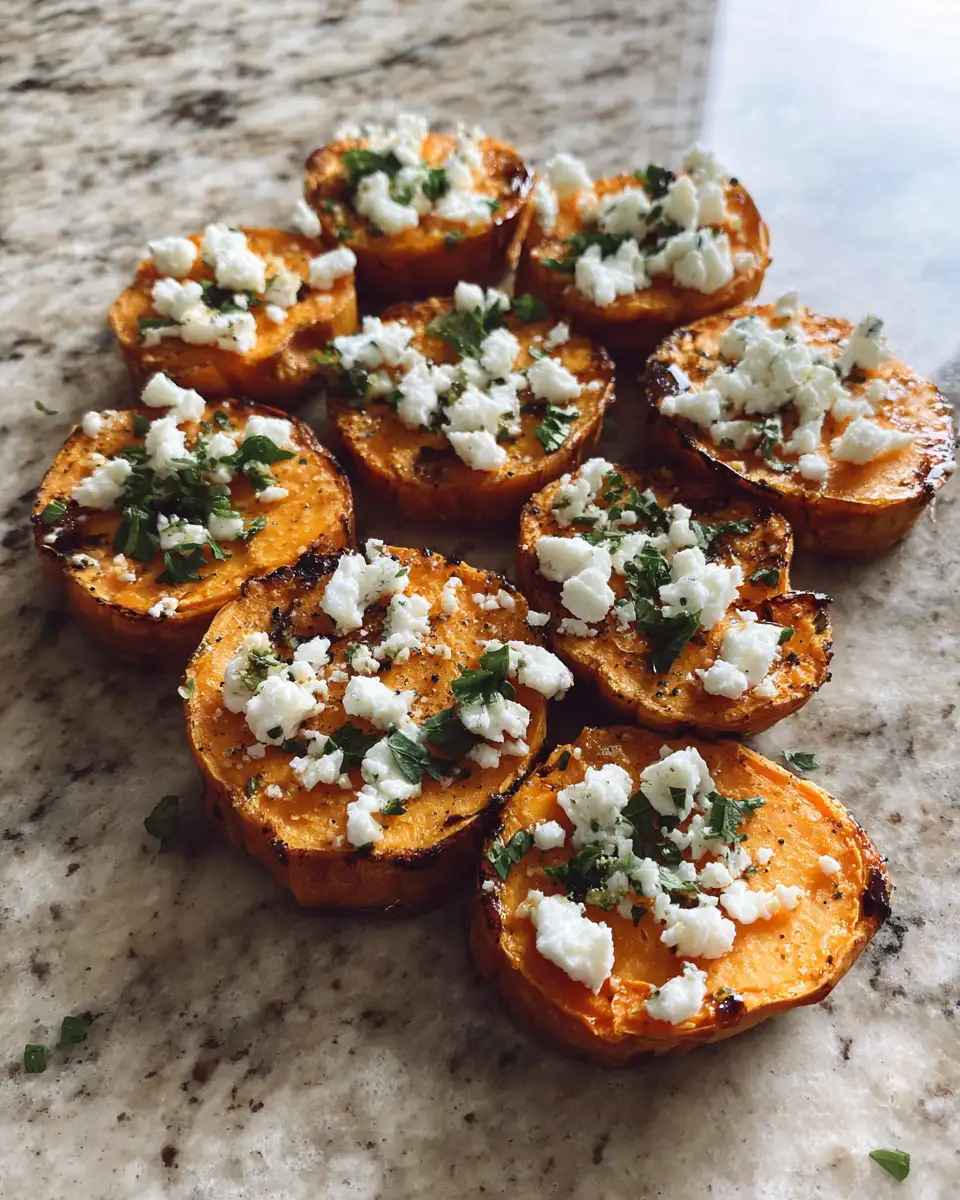 Ingredients for Sweet Potato Feta Rounds: A Delicious Twist on a Classic Snack