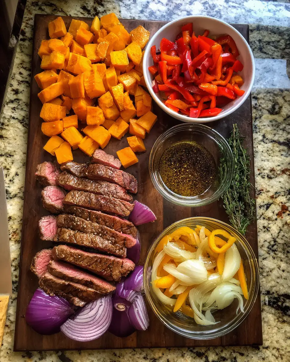 Sizzling Sweet Potato Steak Bake Sensation 4 Ingredients for Sizzling Sweet Potato Steak Bake Sensation