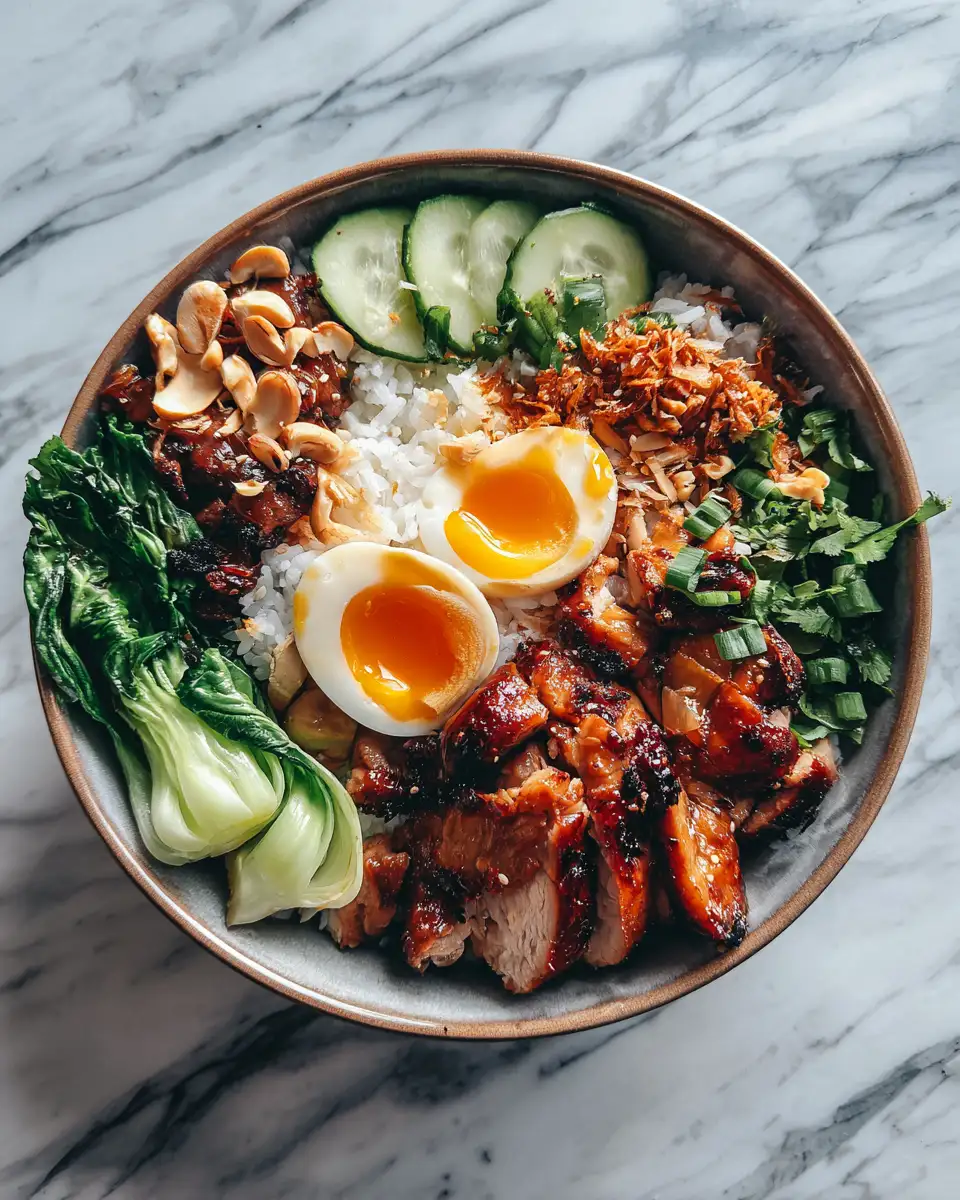 Irresistibly Savory: Sweet Soy Garlic Chicken Bowl Delight 6 Final dish - Irresistibly Savory: Sweet Soy Garlic Chicken Bowl Delight
