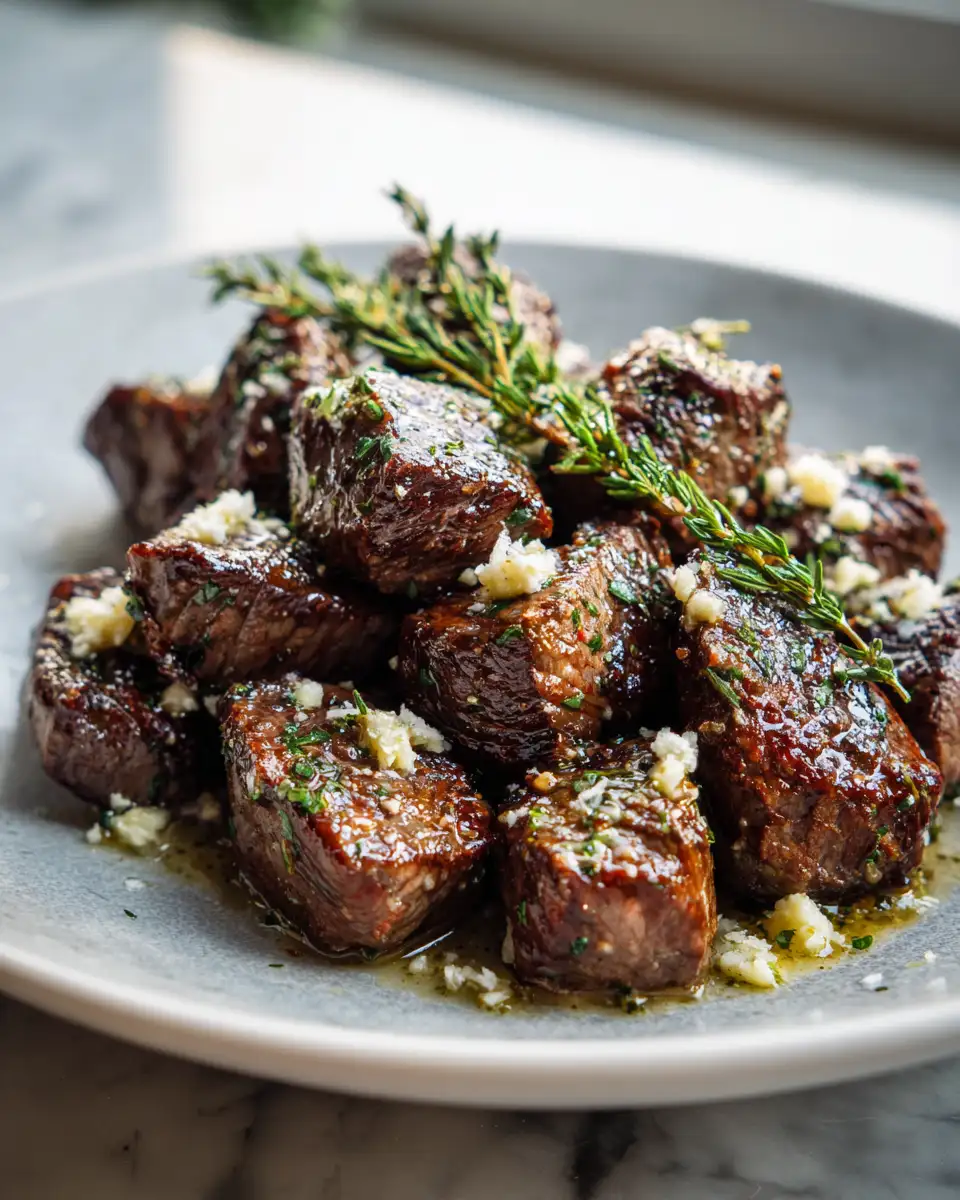 Melt-in-Your-Mouth Magic: Tender Garlic Butter Steak Bites 6 Final dish - Melt-in-Your-Mouth Magic: Tender Garlic Butter Steak Bites