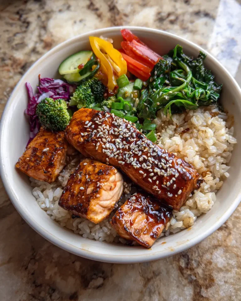 Savor the Flavors: Irresistible Teriyaki Salmon Rice Bowl Delight - Featured Image