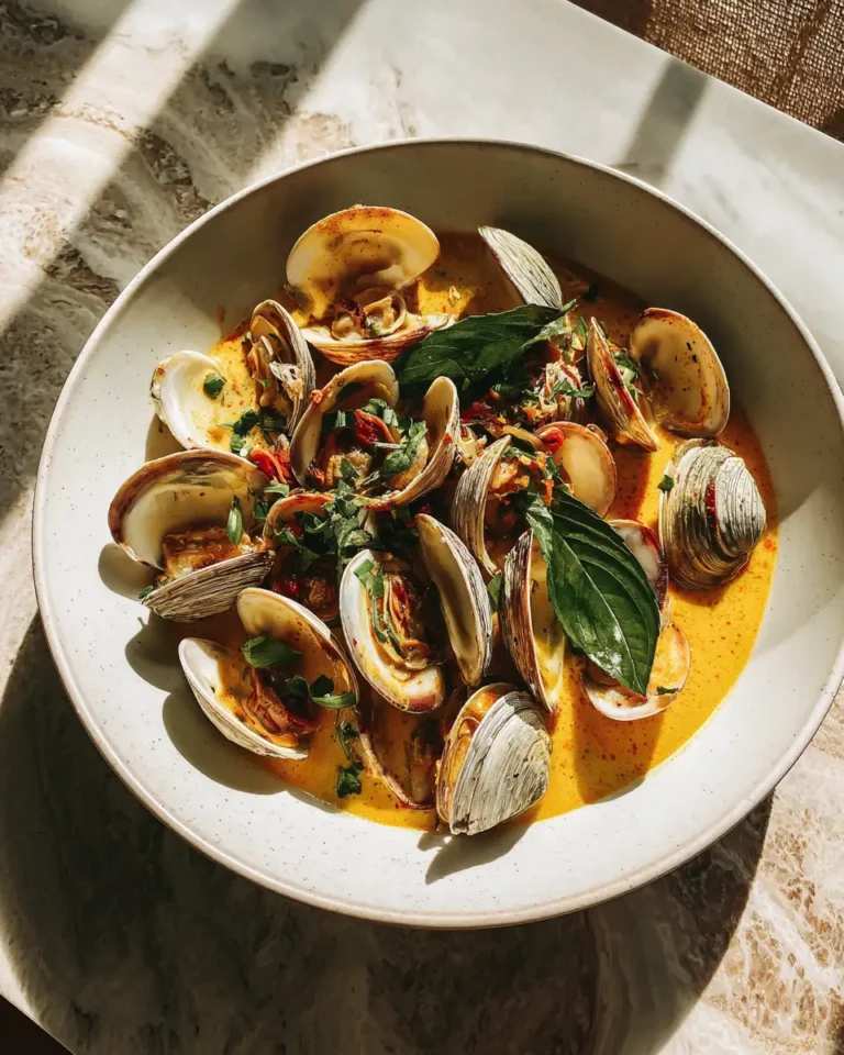 Dive into Delight: Thai Coconut Curry Clams Extravaganza - Featured Image