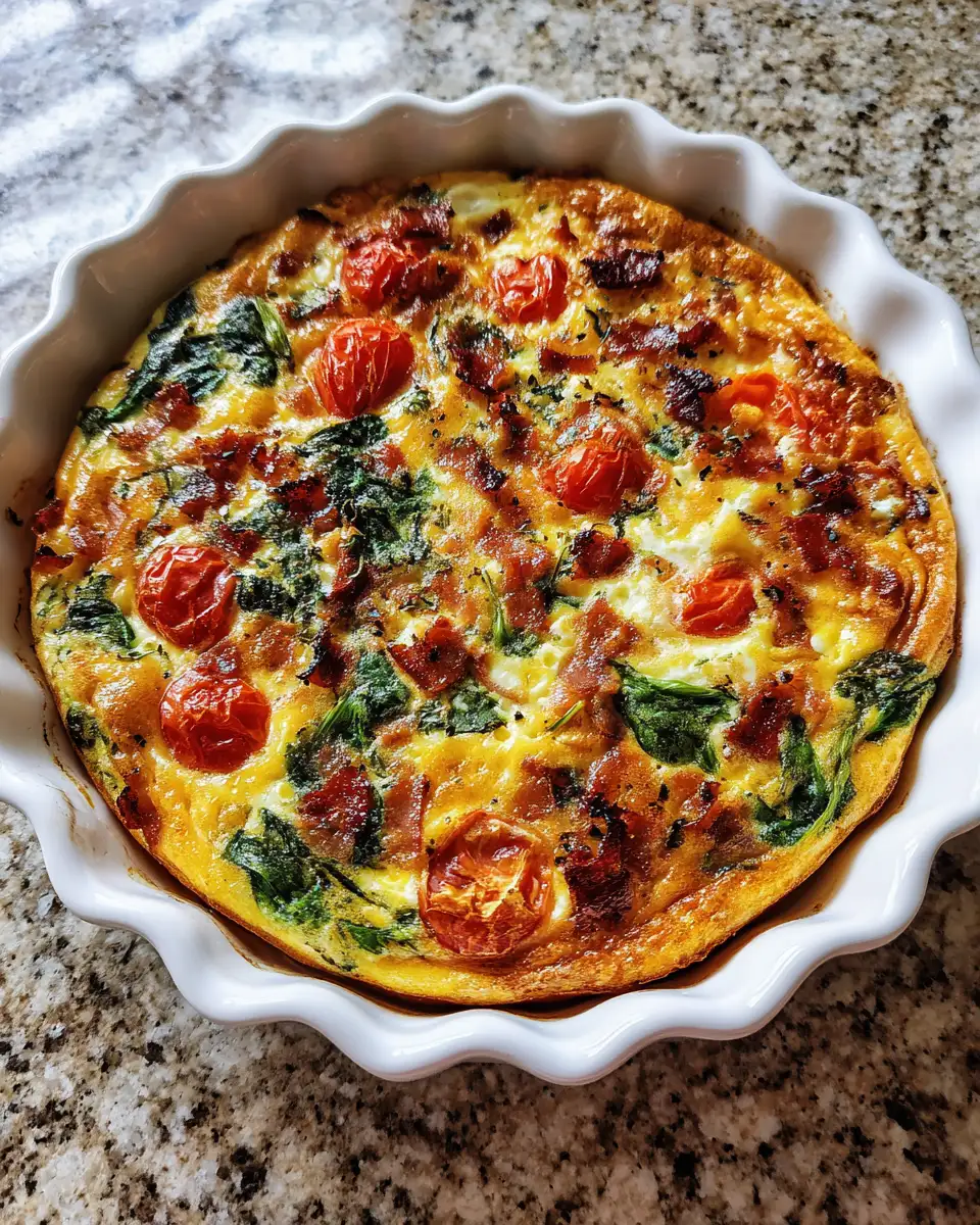 Final dish - Tortilla Quiche Bake: A Delicious Twist on a Classic Dish