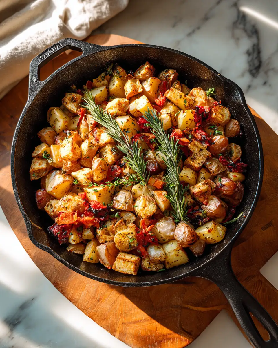 Savory Turkey Potato Skillet: A One-Pan Wonder for Cozy Nights 6 Final dish - Savory Turkey Potato Skillet: A One-Pan Wonder for Cozy Nights