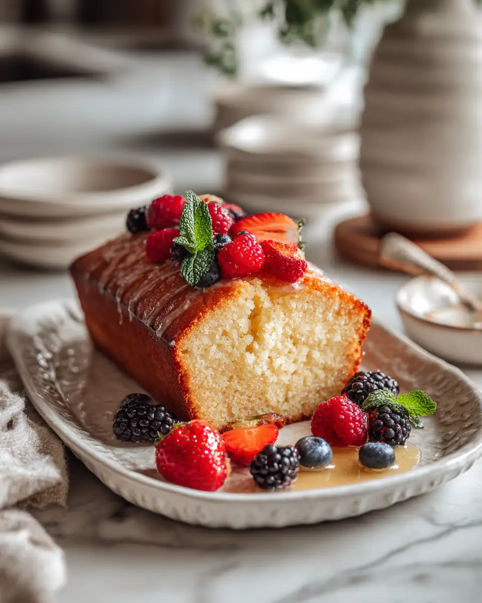 Indulge in the Dreamy Delight of Vanilla Honey Yogurt Cake 6 Final dish - Indulge in the Dreamy Delight of Vanilla Honey Yogurt Cake