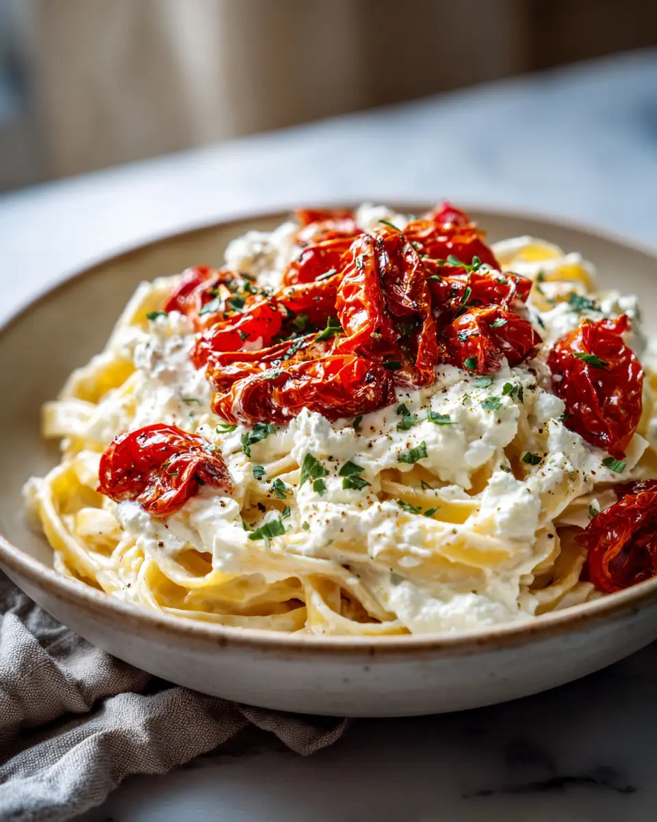 Creamy Dreams: Whipped Feta Roasted Tomato Pasta Delight - Featured Image
