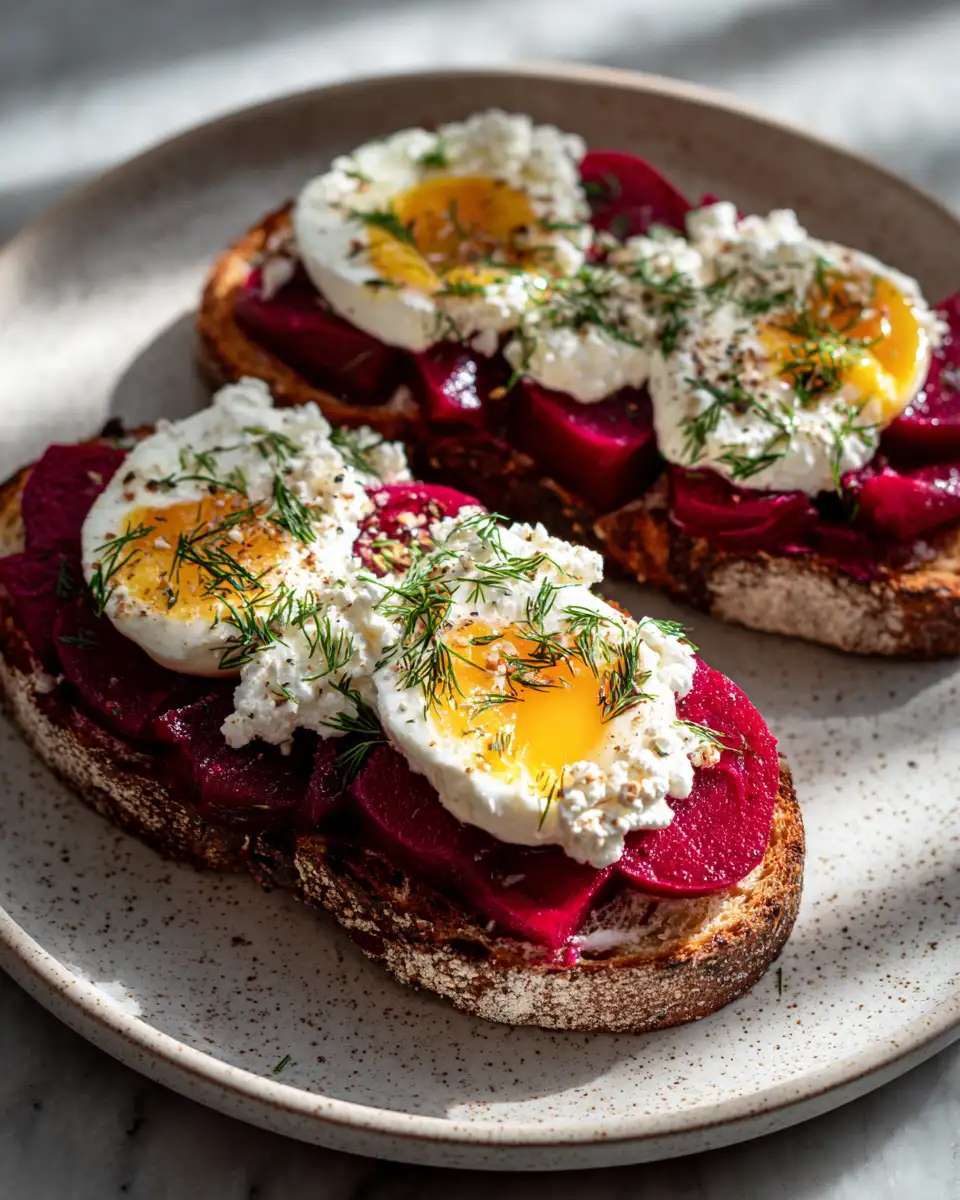 Whipped Goat Cheese Beet Toast: A Flavorful Twist on Your Morning Routine 6 Final dish - Whipped Goat Cheese Beet Toast: A Flavorful Twist on Your Morning Routine