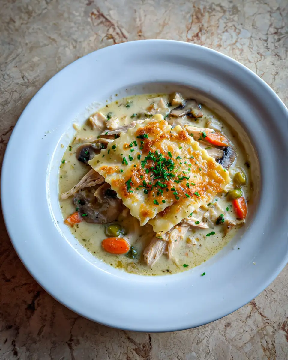 Final dish - Creamy Comfort in a Bowl: White Chicken Lasagna Soup Delight