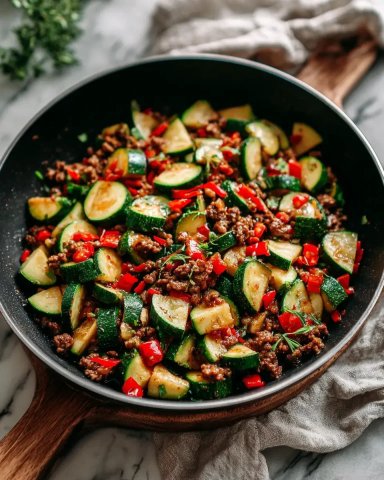 Sizzle and Zest: Unleash Flavor with Zucchini Beef Skillet - Featured Image