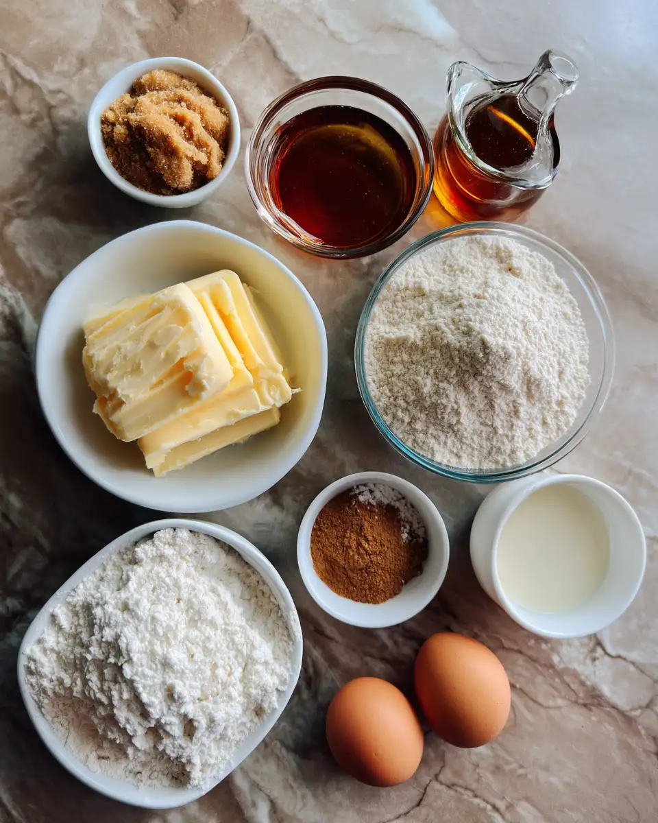 Ingredients for Irresistibly Sweet: Discover the Magic of Brown Sugar Maple Cookies