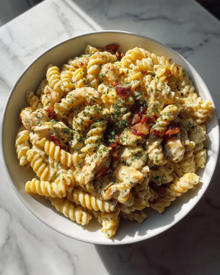 Decadent Delight Creamy Chicken Bacon Ranch Pasta Recipe - Featured Image