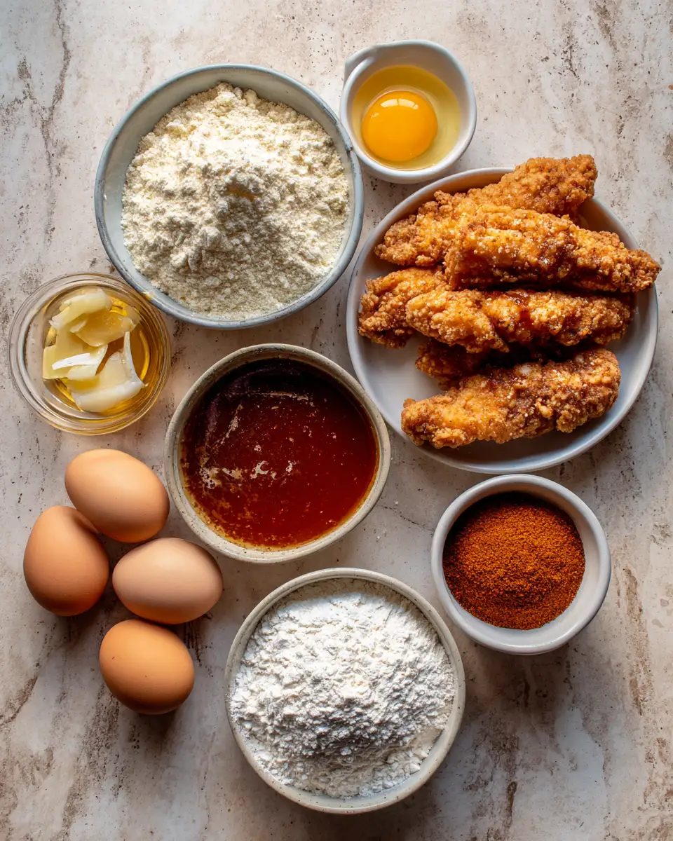 Ingredients for Sizzling Flavor Unleashed: Dive Into Crispy Hot Honey Tenders