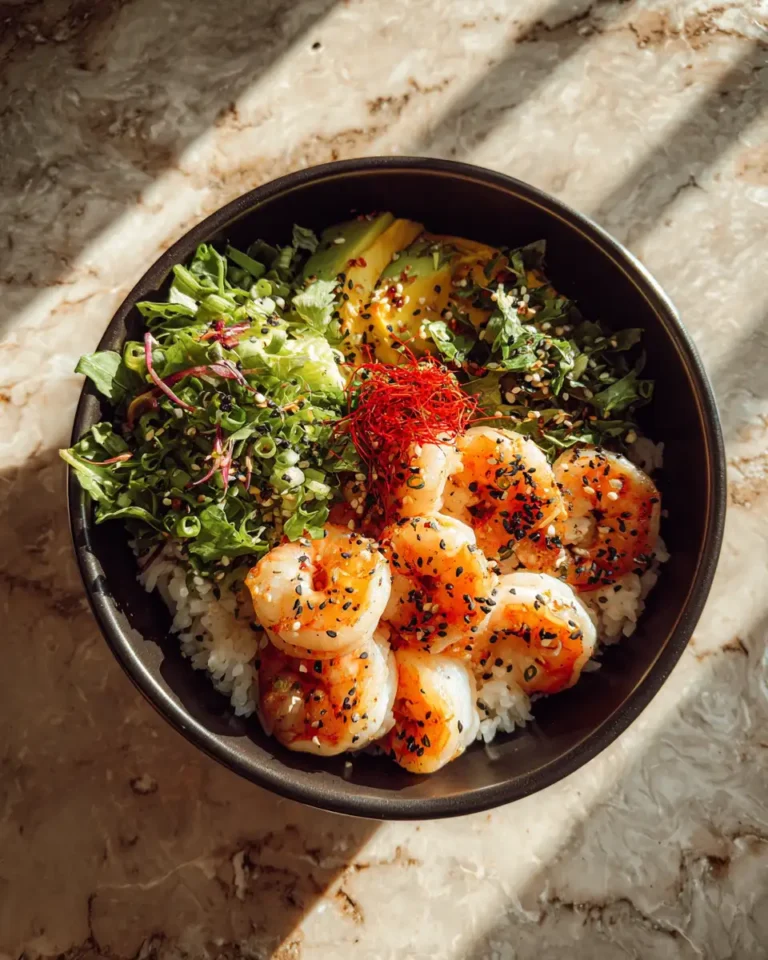 Savor the Flavor: Garlic Butter Shrimp Rice Bowl Bliss - Featured Image