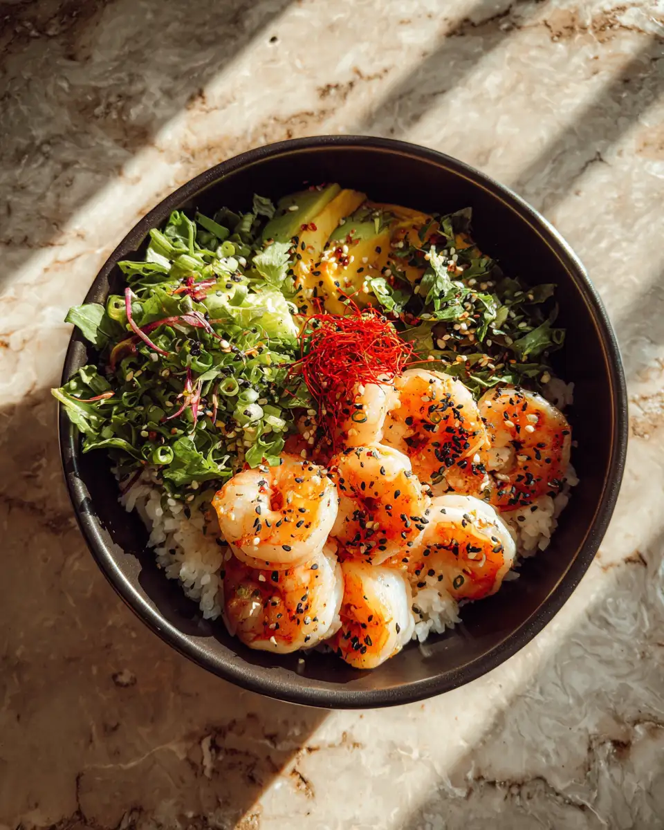 Savor the Flavor: Garlic Butter Shrimp Rice Bowl Bliss - Featured Image