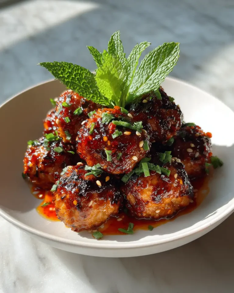 Sweet & Savory Delight: Honey Garlic Turkey Meatballs Unveiled - Featured Image