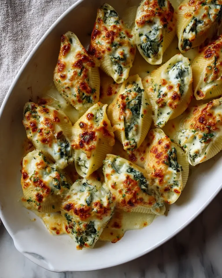 Irresistible Cheesy Spinach Stuffed Shells to Make Your Taste Buds Dance - Featured Image