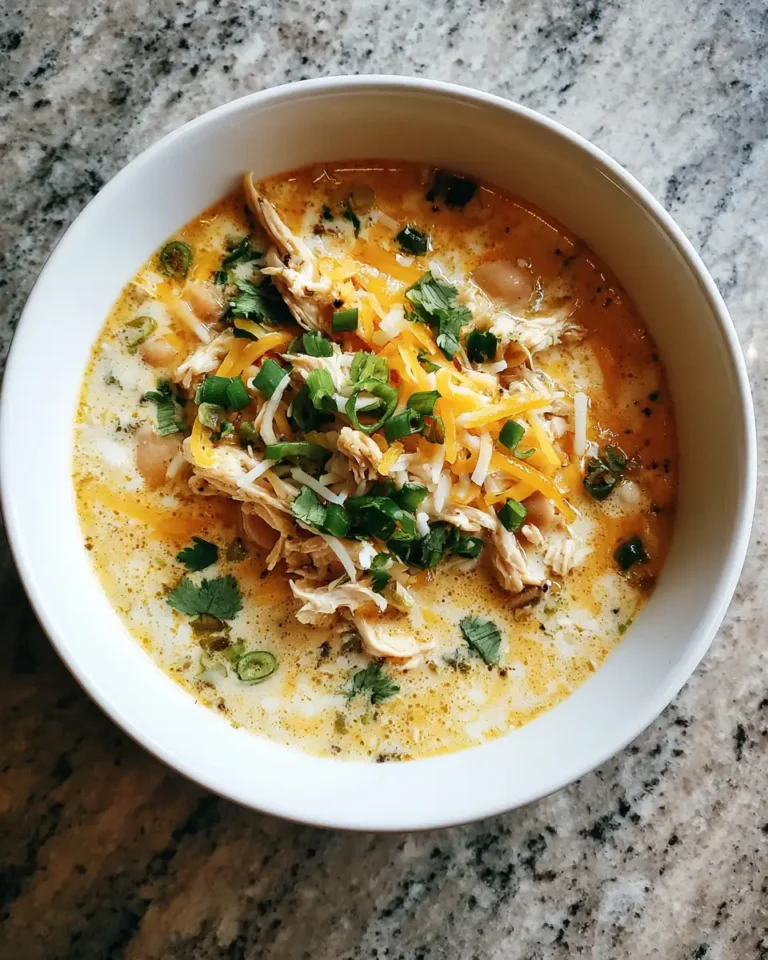 Irresistible Comfort in a Bowl Creamy White Chicken Chili Delight - Featured Image