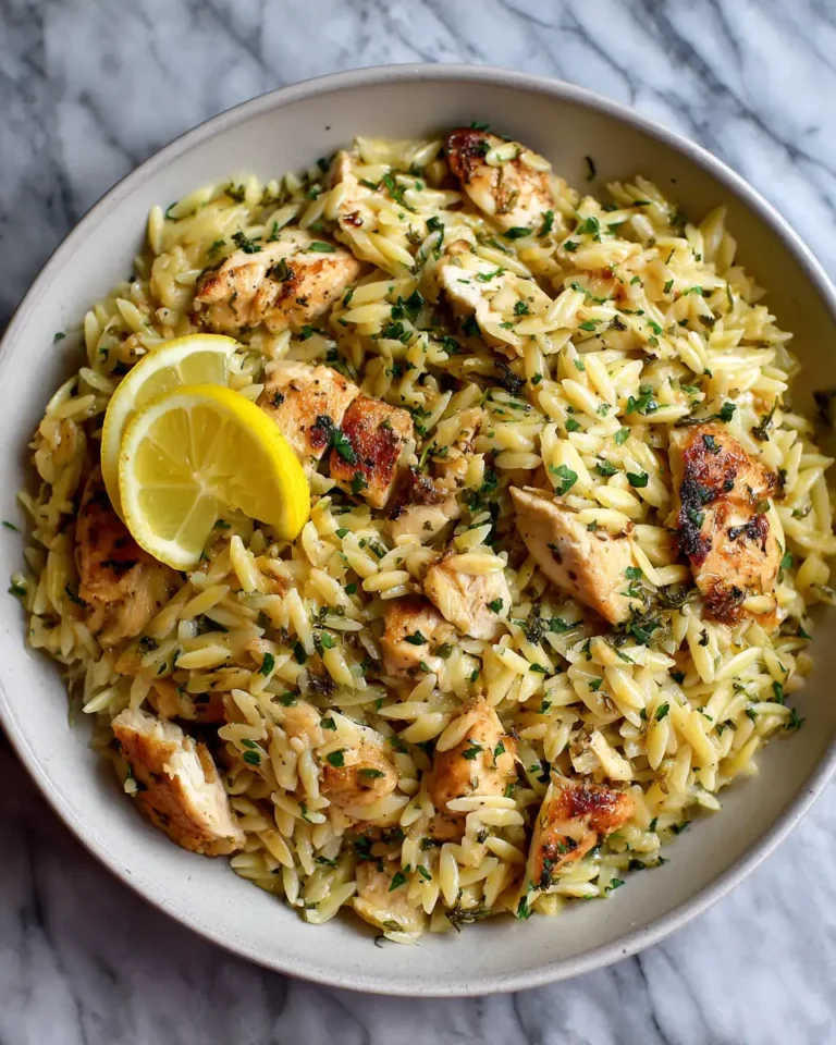 Zesty Delight: Transform Your Dinner with Lemon Herb Chicken Orzo - Featured Image