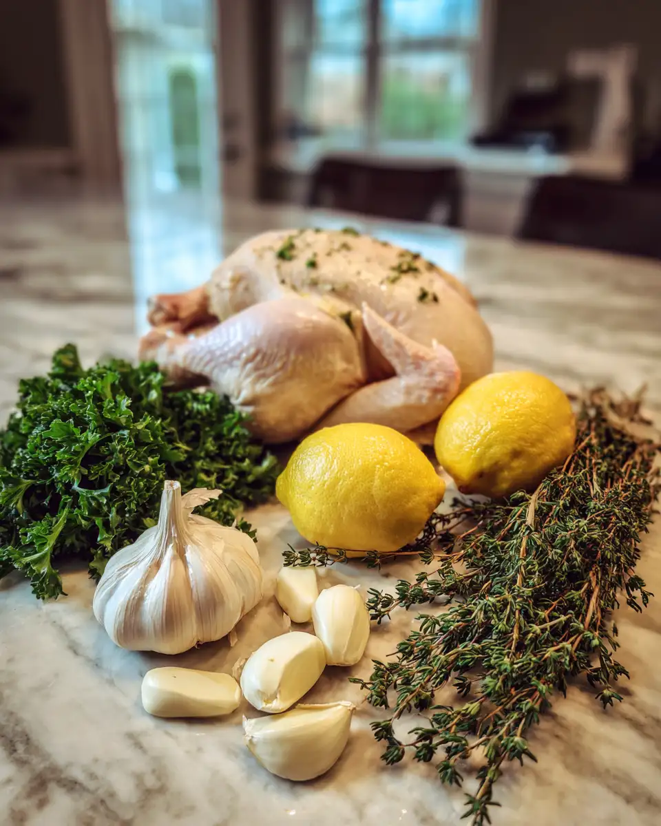 Unlock the Secret to Perfectly Juicy Roasted Garlic Herb Chicken 4 Ingredients for Unlock the Secret to Perfectly Juicy Roasted Garlic Herb Chicken