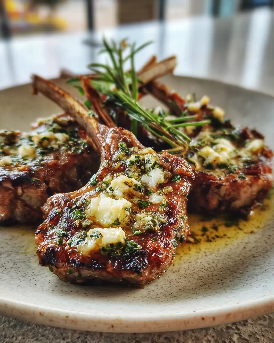 Savor the Flavor Garlic Herb Butter Lamb Chops Delight - Featured Image