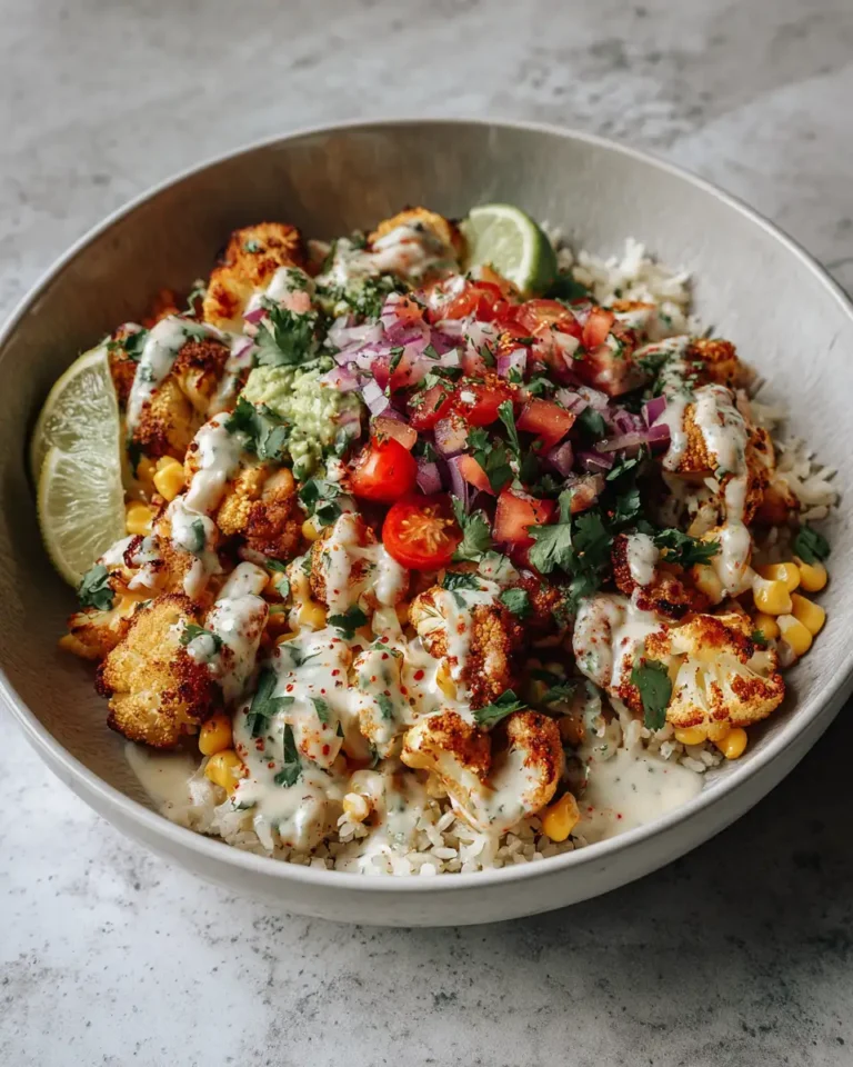 Savor the Flavor Roasted Cauliflower Taco Bowl Bliss - Featured Image