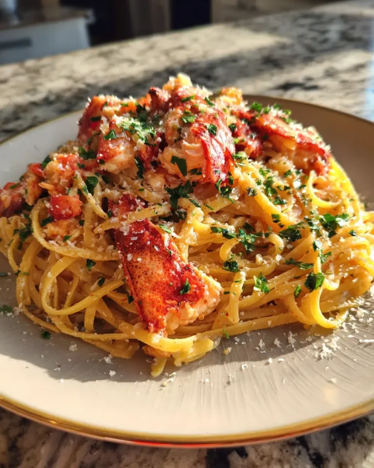Savor the Sea: Indulgent Garlic Butter Lobster Linguine Delight - Featured Image