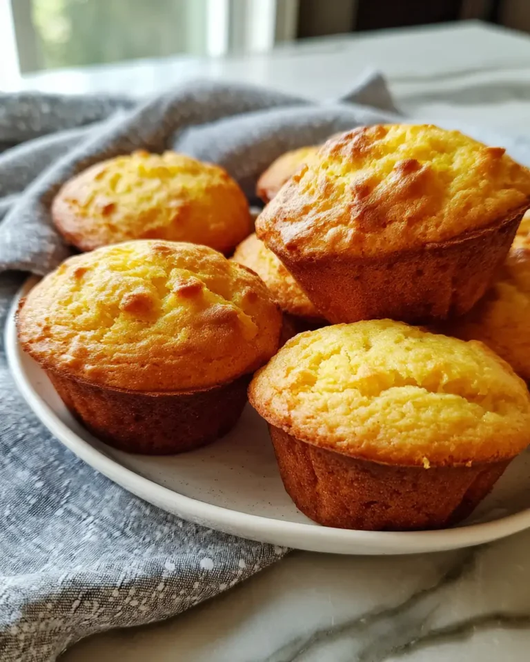 Sweet Harmony Delights: Irresistible Honey Butter Cornbread Muffins - Featured Image