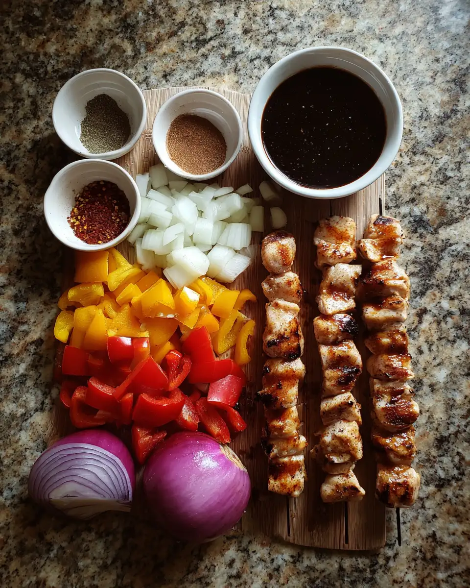 Sizzling BBQ Chicken Skewers That Will Ignite Your Taste Buds 4 Ingredients for Sizzling BBQ Chicken Skewers That Will Ignite Your Taste Buds