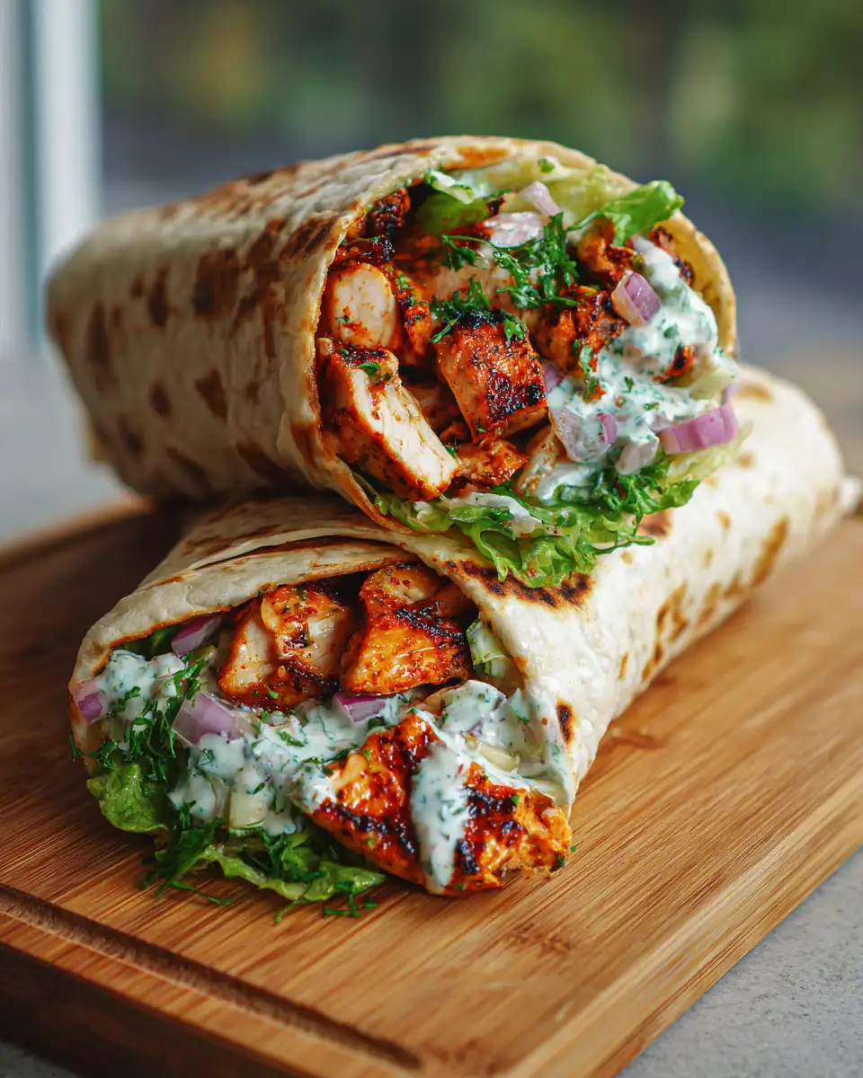 Sizzling BBQ Ranch Chicken Wraps That'll Spice Up Your Meal Time - Featured Image
