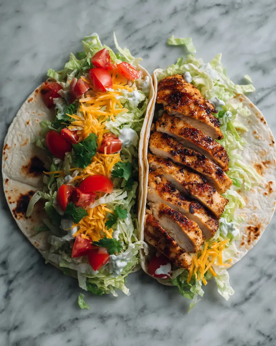 Ingredients for Sizzling BBQ Ranch Chicken Wraps That'll Spice Up Your Meal Time