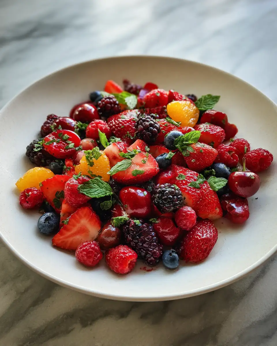 Berry Bliss Fruit Salad: A Symphony of Summer Flavors 6 Final dish - Berry Bliss Fruit Salad: A Symphony of Summer Flavors