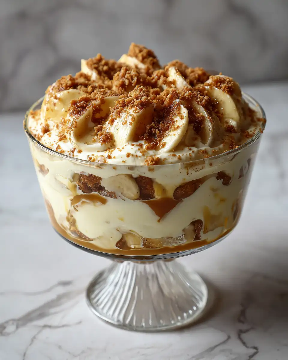 Final dish - Biscoff Banana Pudding Spiced Twist: A Decadent Dessert Delight