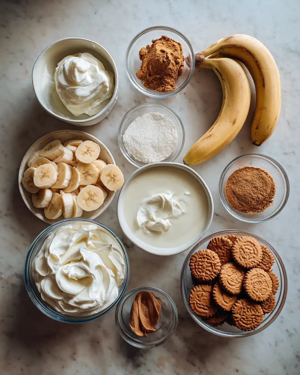 Ingredients for Biscoff Banana Pudding Spiced Twist: A Decadent Dessert Delight