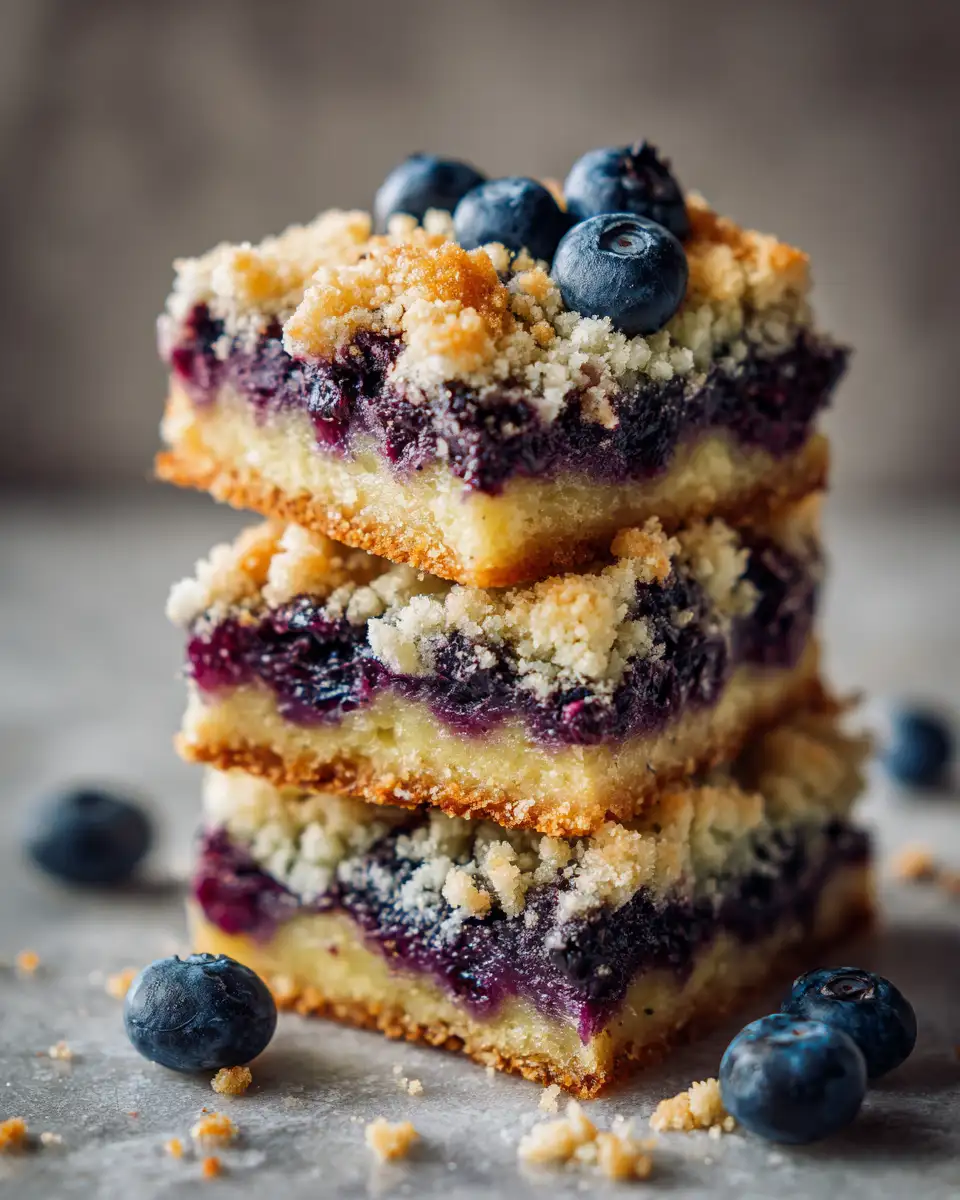 Bursting with Flavor: Irresistible Blueberry Lemon Crumb Bars 6 Final dish - Bursting with Flavor: Irresistible Blueberry Lemon Crumb Bars