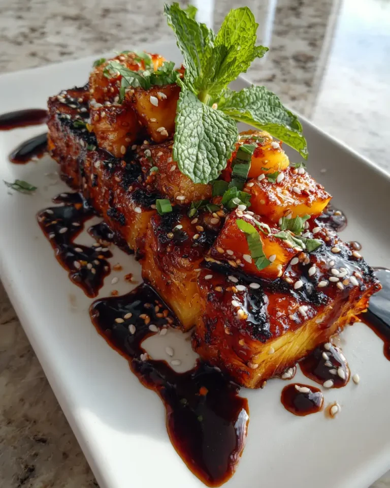 Caramelized Paradise: Brown Sugar Grilled Pineapple Delight - Featured Image