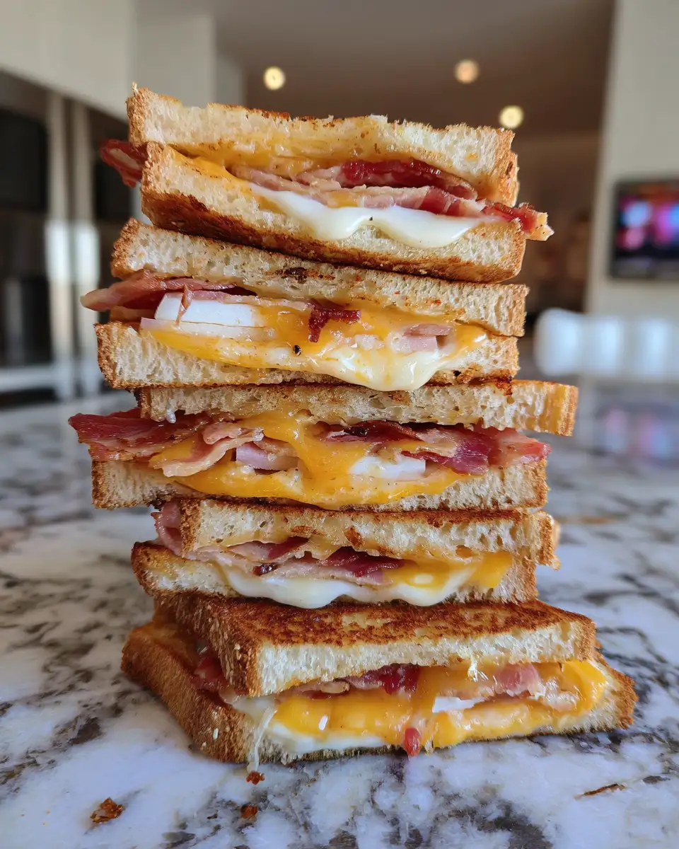 Ingredients for Melt-in-Your-Mouth Delight: The Ultimate Caramelized Onion Bacon Grilled Cheese Sandwich