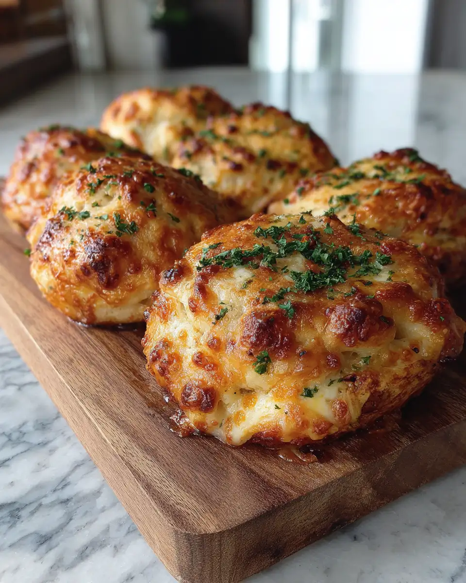 Unleash Flavor Explosions with Cheesy Garlic Pizza Bombs 6 Final dish - Unleash Flavor Explosions with Cheesy Garlic Pizza Bombs