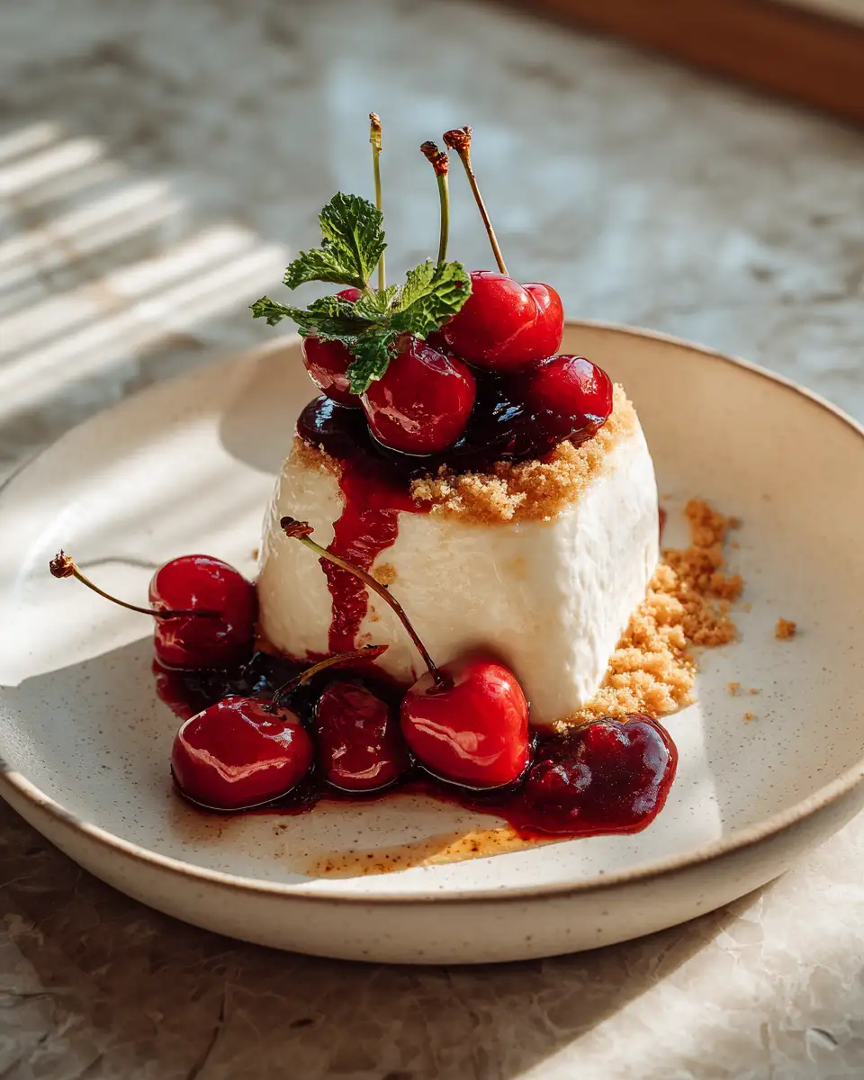 Cherries on Cloud Nine: The Ultimate Muhallebi Dessert Recipe - Featured Image