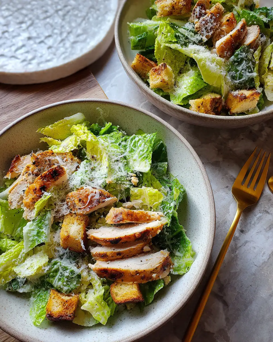 Ultimate Chicken Caesar Salad: A Flavorful Twist on a Classic Favorite - Featured Image