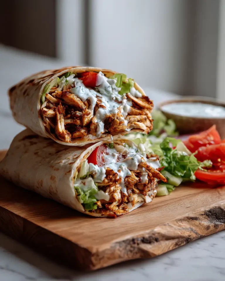 Unwrap Flavor: Discover the Perfect Chicken Shawarma Wrap with Garlic Sauce - Featured Image