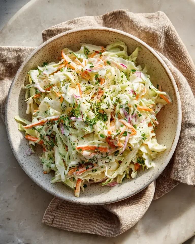 Classic Creamy Coleslaw: The Ultimate BBQ Sidekick - Featured Image