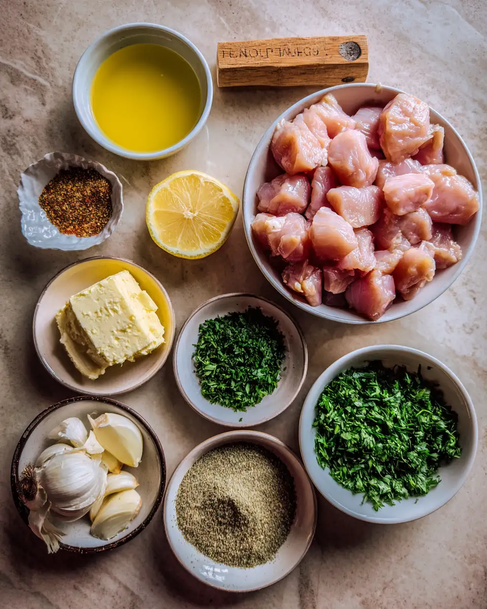 Ingredients for Saddle Up Your Taste Buds with Cowboy Butter Chicken Skewers