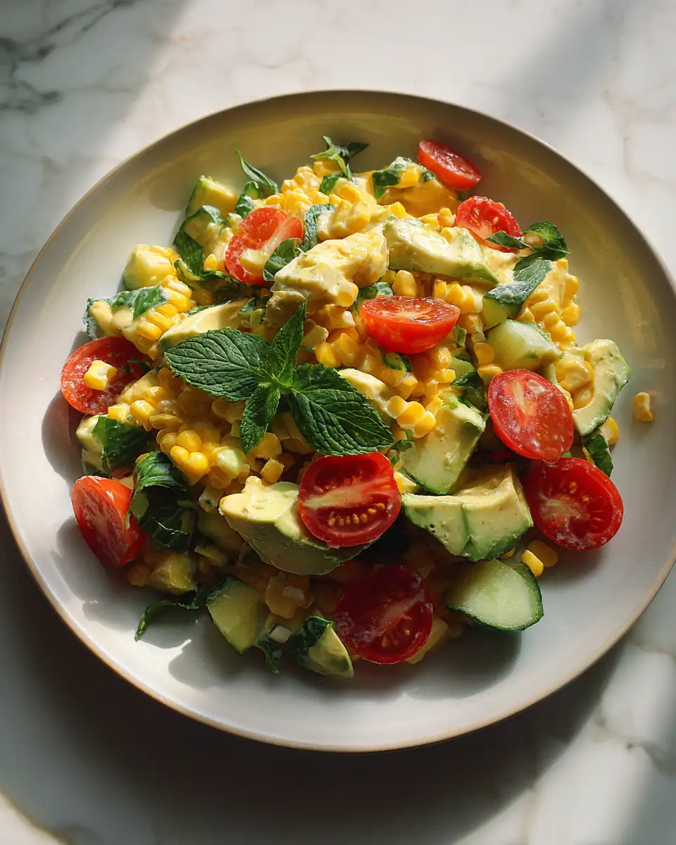 Ultimate Summer Delight Creamy Avocado Corn Salad Extravaganza - Featured Image