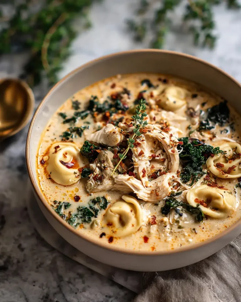 Warm Up Your Soul with Irresistibly Creamy Chicken Tortellini Soup - Featured Image