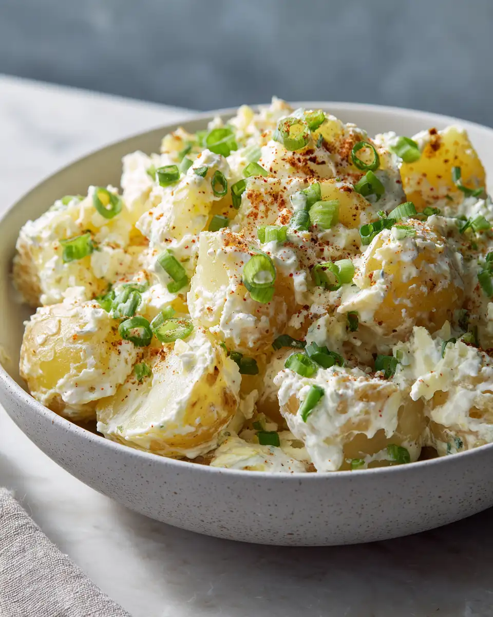 Final dish - Ultimate Creamy Ranch Potato Salad Bliss