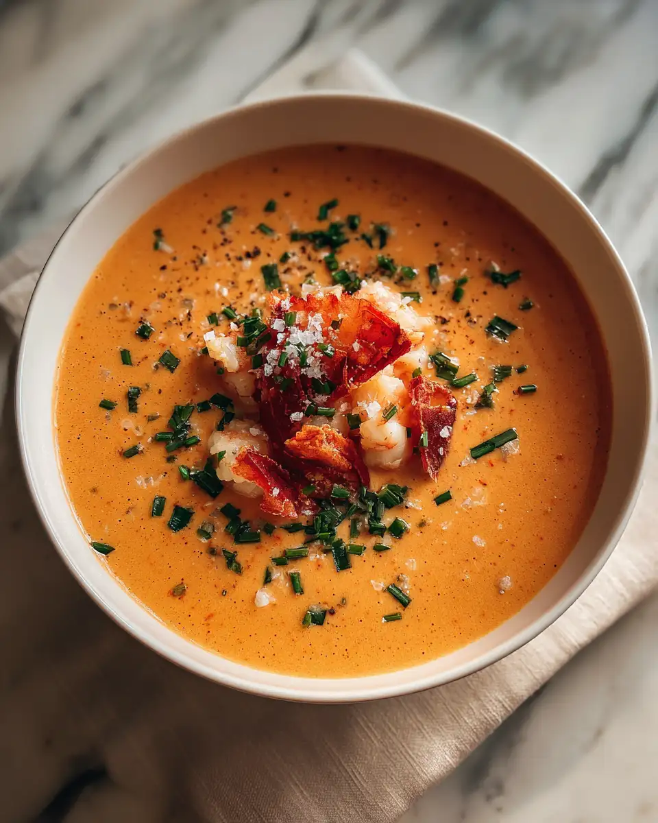 Final dish - Dive Into Decadence with This Creamy Shrimp Bisque Recipe