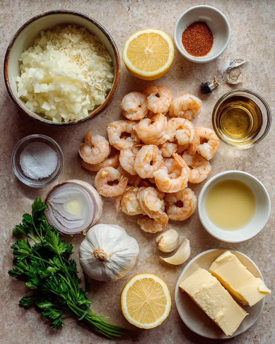 Ingredients for Dive Into Decadence with This Creamy Shrimp Bisque Recipe