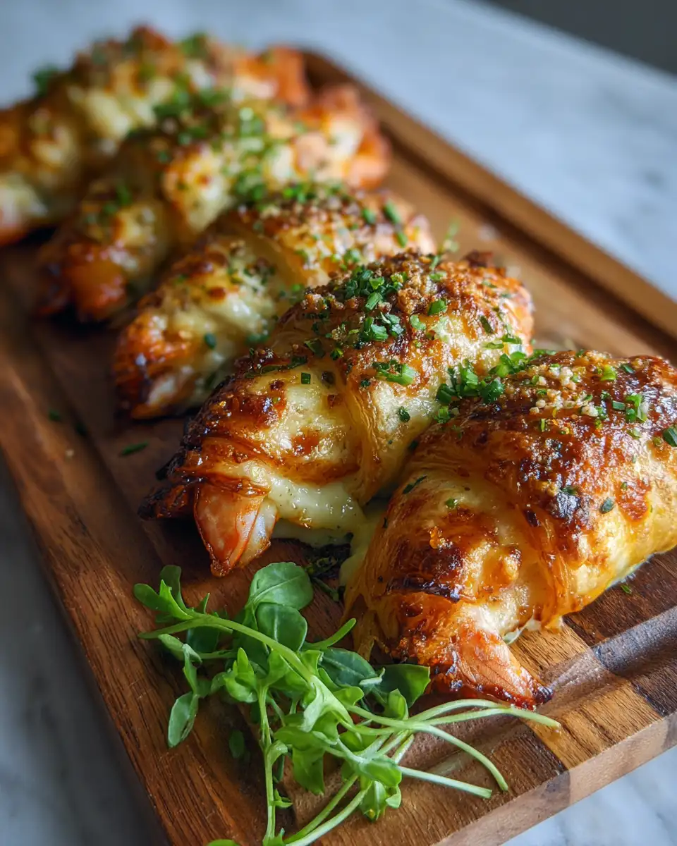 Final dish - Dive into Decadence with Creamy Shrimp Cheese Rolls